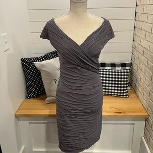 Women’s Max Studio Ruched Gray Dress